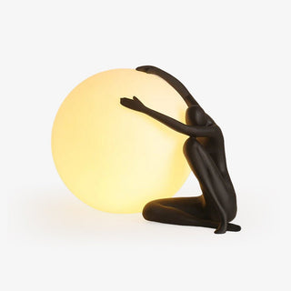 Humanoid Ball Holding Table Lamp Ledecoo