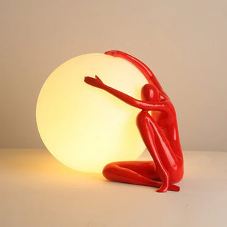 Humanoid Ball Holding Table Lamp Ledecoo
