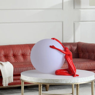 Humanoid Ball Holding Table Lamp Ledecoo
