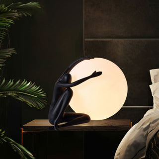 Humanoid Ball Holding Table Lamp Ledecoo