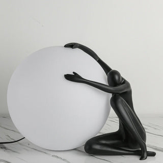 Humanoid Ball Holding Table Lamp Ledecoo