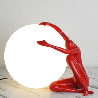 Humanoid Ball Holding Table Lamp Ledecoo