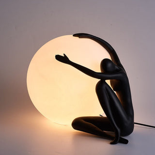 Humanoid Ball Holding Table Lamp Ledecoo