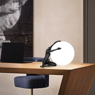 Humanoid Ball Holding Table Lamp Ledecoo
