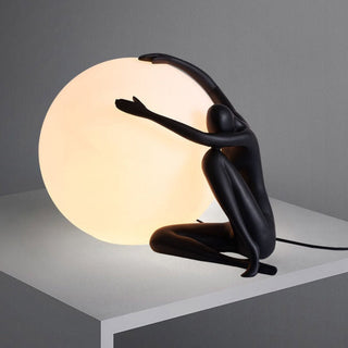 Humanoid Ball Holding Table Lamp Ledecoo