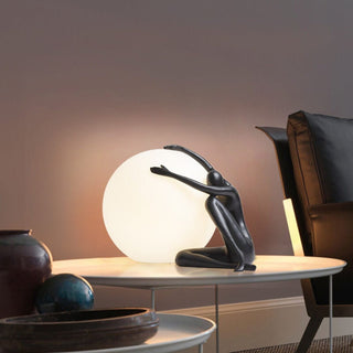 Humanoid Ball Holding Table Lamp Ledecoo