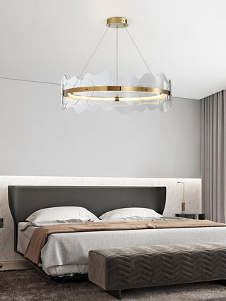 Acrylic Wave Chandelier Arkstarhome