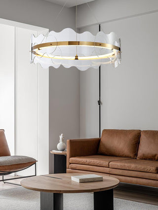 Acrylic Wave Chandelier Arkstarhome