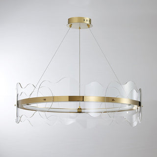 Acrylic Wave Chandelier Arkstarhome