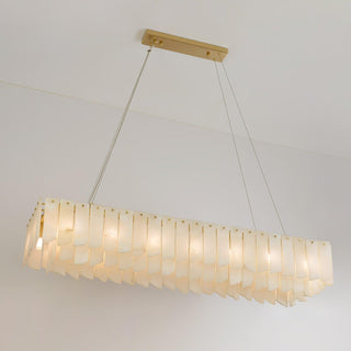 Alabaster Cascade Tiered Chandelier Arkstarhome