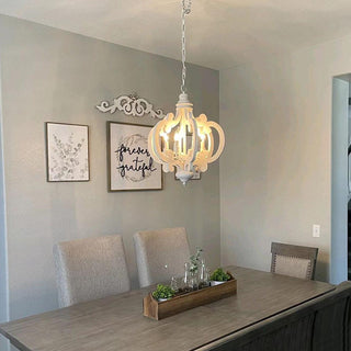 Antique White Style Chandelier Arkstarhome
