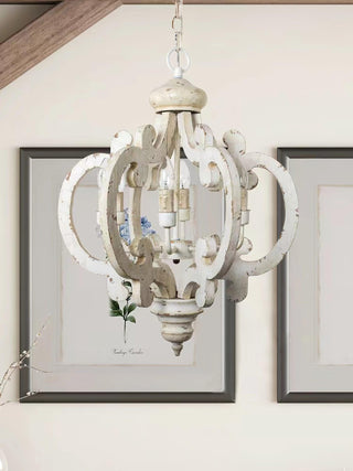 Antique White Style Chandelier Arkstarhome