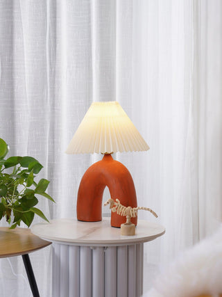 Arched Pleated Table Lamp Ledecoo