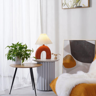 Arched Pleated Table Lamp Ledecoo