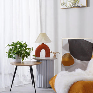 Arched Pleated Table Lamp Ledecoo