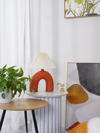 Arched Pleated Table Lamp Ledecoo
