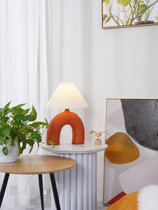 Arched Pleated Table Lamp Ledecoo