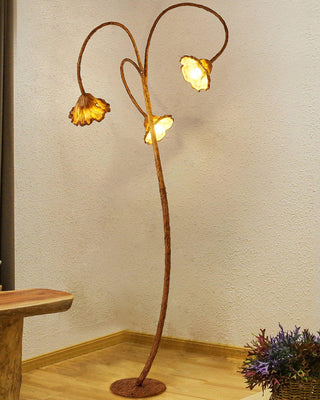 Artistic Lotus Leaf Floor Lamp Ledecoo