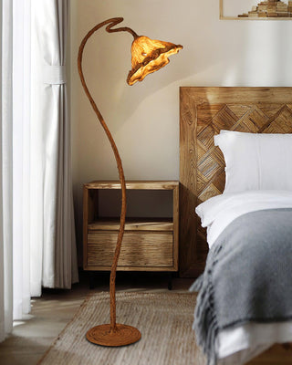 Artistic Lotus Leaf Floor Lamp Ledecoo