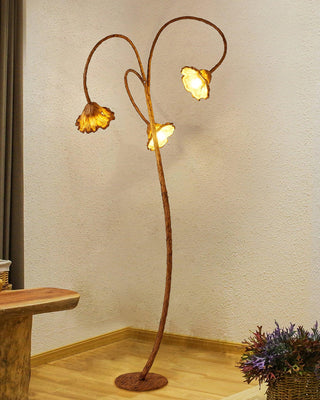 Artistic Lotus Leaf Floor Lamp Ledecoo
