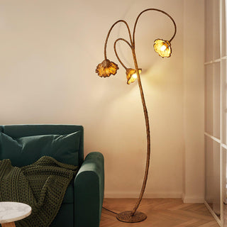 Artistic Lotus Leaf Floor Lamp Ledecoo