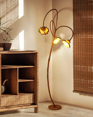 Artistic Lotus Leaf Floor Lamp Ledecoo