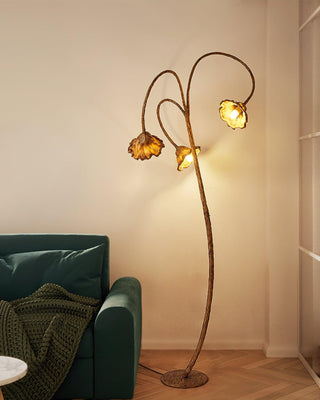 Artistic Lotus Leaf Floor Lamp Ledecoo