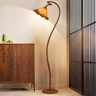 Artistic Lotus Leaf Floor Lamp Ledecoo