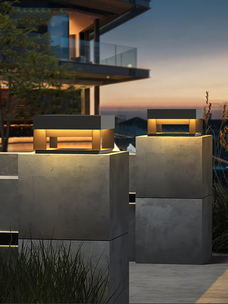Black Box Outdoor Post Light Ledecoo