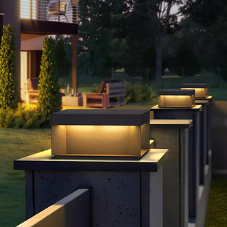 Black Box Outdoor Post Light Ledecoo