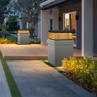 Black Box Outdoor Post Light Ledecoo