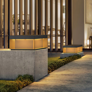 Black Box Outdoor Post Light Ledecoo
