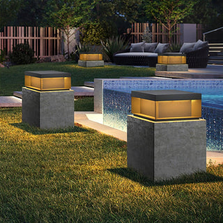 Black Box Outdoor Post Light Ledecoo