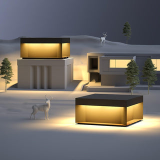 Black Box Outdoor Post Light Ledecoo