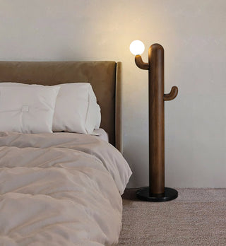 Cactus Wood Floor Lamp Ledecoo