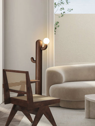 Cactus Wood Floor Lamp Ledecoo