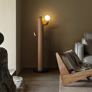 Cactus Wood Floor Lamp Ledecoo