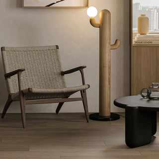Cactus Wood Floor Lamp Ledecoo
