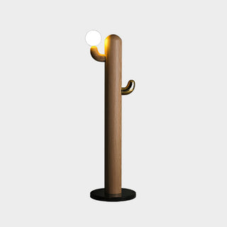 Cactus Wood Floor Lamp Ledecoo
