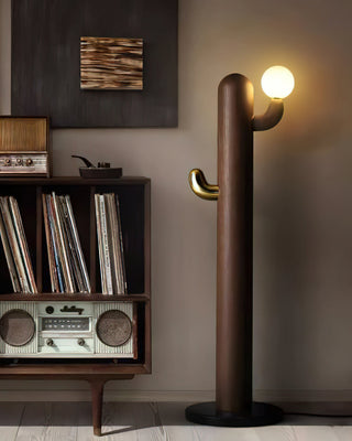 Cactus Wood Floor Lamp Ledecoo