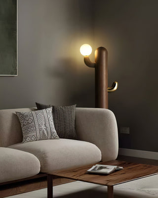 Cactus Wood Floor Lamp Ledecoo