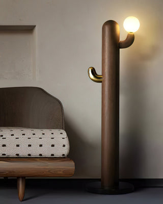 Cactus Wood Floor Lamp Ledecoo