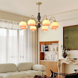 Caramel Orb Chandelier Arkstarhome