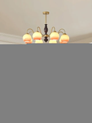 Caramel Orb Chandelier Arkstarhome