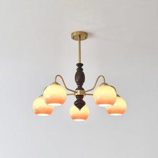 Caramel Orb Chandelier Arkstarhome