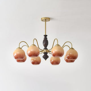 Caramel Orb Chandelier Arkstarhome