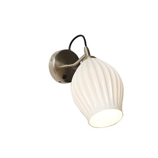 Ceramic Ribbed Wall light Arkstarhome