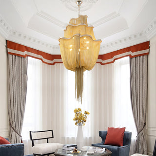 Chains Shimmering Chandelier Arkstarhome