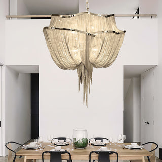 Chains Shimmering Chandelier Arkstarhome