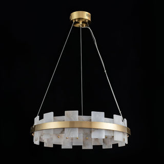 Alabaster Halo Chandelier Arkstarhome